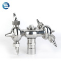 Food Grade Stainless Steel Spray Type Rotary Tank Rolling Sanitary Cleaning Nozzle